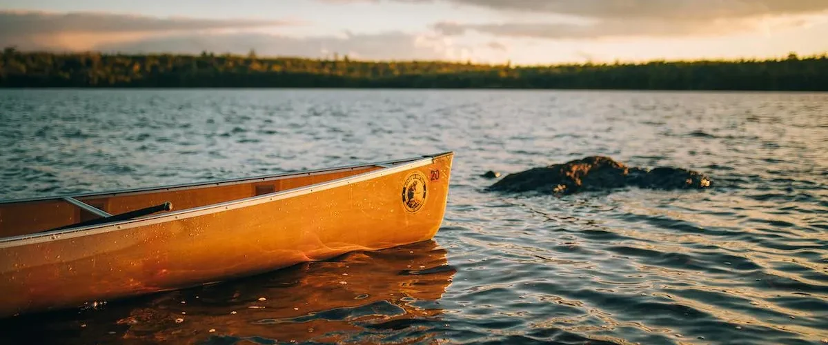 boat in a lake
